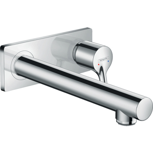 Hansgrohe Talis S Смеситель для раковины, однорычажный, настенный, излив: 22,5см., внешняя часть,  цвет: хром фото в интернет-магазине САНТЕХСИТИ