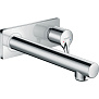 Hansgrohe Talis S Смеситель для раковины, однорычажный, настенный, излив: 22,5см., внешняя часть,  цвет: хром фото в интернет-магазине САНТЕХСИТИ