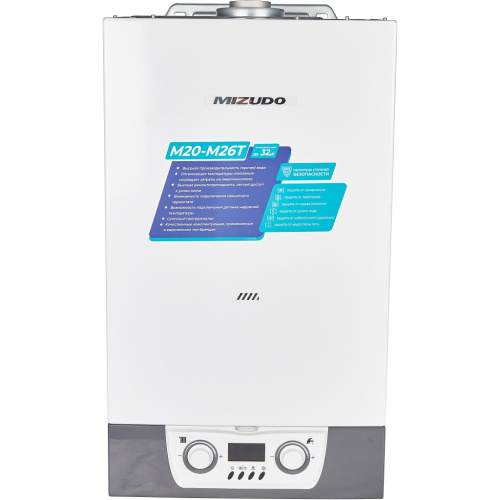 Котел газовый настенный MIZUDO двухконтурный с закр. камер. MAESTRO LUX M24Т (24 кВт, 2 Т/O) OPT фото в интернет-магазине САНТЕХСИТИ