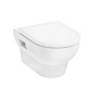 Hansgrohe GladeLake S Унитаз подвесной 540х360, безободковый, с сиденьем и фиксатором крышки, цвет: белый фото в интернет-магазине САНТЕХСИТИ