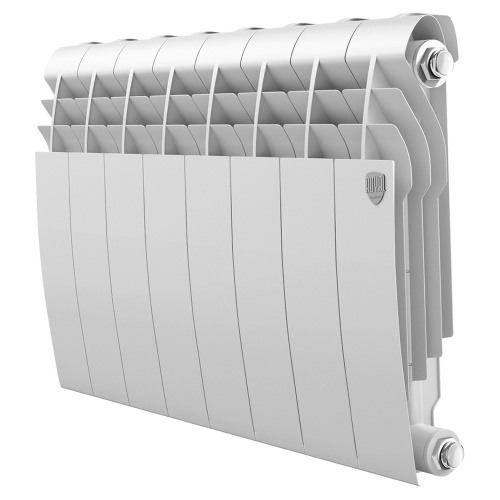 Радиатор биметаллический Royal Thermo BiLiner 350 /Bianco Traffico - 8 секций фото в интернет-магазине САНТЕХСИТИ