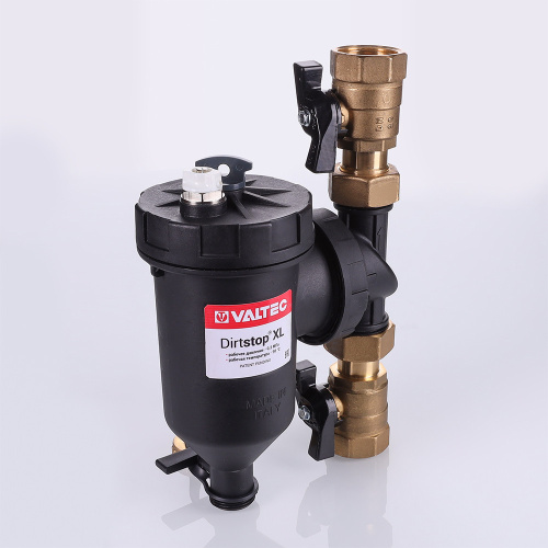 Фильтр-дешламатор VALTEC с пластиковым корпусом (Dirstop XL) 1" фото в интернет-магазине САНТЕХСИТИ