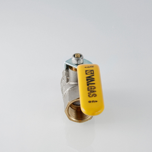 Кран шаровой VALTEC для газа VALGAS 1/2" вн-вн стальная рукоятка фото в интернет-магазине САНТЕХСИТИ