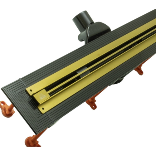 Трап для душа VIEIR DL120B с гидрозатвором золото 300-1200мм фото в интернет-магазине САНТЕХСИТИ