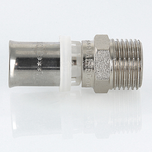 Пресс фитинг VALTEC Соединитель с переходом на нар. р. 26х3/4" фото в интернет-магазине САНТЕХСИТИ