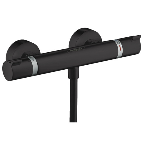 Hansgrohe Ecostat Смеситель для душа, настенный, термостатический, цвет: черный матовый фото в интернет-магазине САНТЕХСИТИ