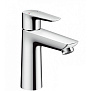 Hansgrohe Talis E Смеситель для раковины 110, однорычажный, с донным клапаном, цвет: хром фото в интернет-магазине САНТЕХСИТИ