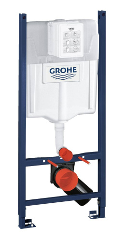 Система инсталляции для унитаза GROHE Rapid SL, комплект 2 в 1, монтажная высота 1.13 м фото в интернет-магазине САНТЕХСИТИ