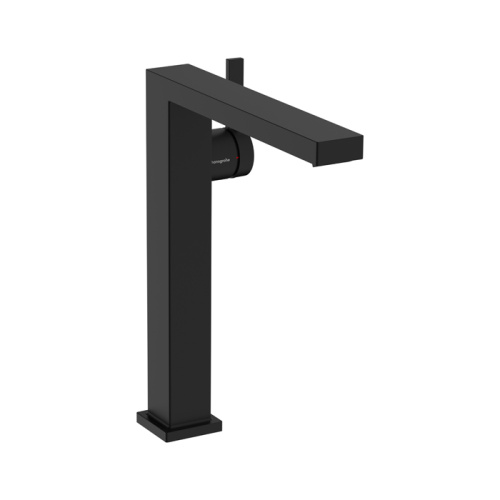 Hansgrohe Tecturis E Смеситель для раковины 240 Fine, однорычажный, CoolStart, с клапаном push-open, цвет: матовый черный фото в интернет-магазине САНТЕХСИТИ