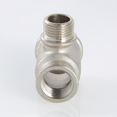 Резьбовой фитинг VALTEC Тройник с переходом на нар. р. 3/4"х1/2"х1/2" вн.-нар.-вн. фото в интернет-магазине САНТЕХСИТИ