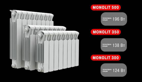 Радиатор биметаллический RIFAR SUPREMO 500 10 секций фото в интернет-магазине САНТЕХСИТИ