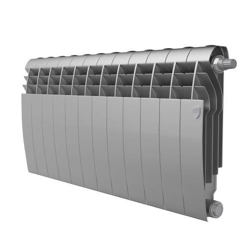 Радиатор биметаллический Royal Thermo BiLiner 350 /Silver Satin VR - 12 секц. фото в интернет-магазине САНТЕХСИТИ