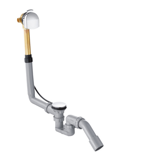 Hansgrohe Exafill S Слив-перелив для стандартных ванн, с функцией наполнения: подключение слева DN20, цвет: хром фото в интернет-магазине САНТЕХСИТИ