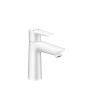 Hansgrohe Talis E Смеситель для раковины 110, на 1 отв, с донным клапаном, излив 112мм, цвет: белый матовый фото в интернет-магазине САНТЕХСИТИ