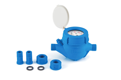 Счетчик GROEN для холодной воды мокроход WRC (plastic) 1/2" (160 мм)  (GROEN) фото в интернет-магазине САНТЕХСИТИ