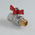 Кран шаровый VALTEC ГОСТ 1/2" вн.-нар. рукоятка бабочка фото в интернет-магазине САНТЕХСИТИ