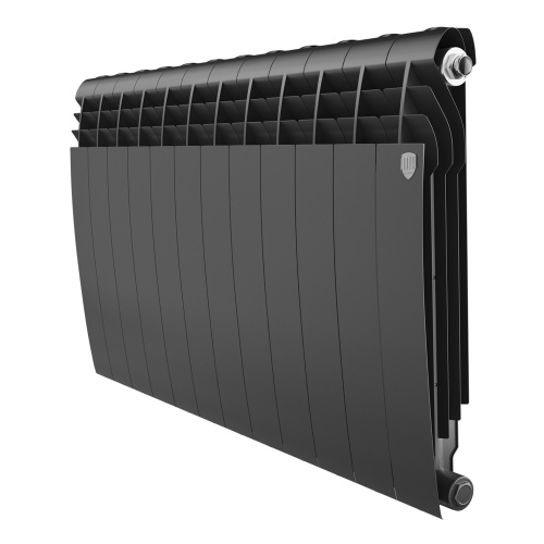Радиатор биметаллический Royal Thermo BiLiner 500 Noir Sable - 12 секций фото в интернет-магазине САНТЕХСИТИ