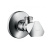 Hansgrohe E Угловой вентиль с рукояткой, подключение 1/2, отвод 3/8, цвет: хром фото в интернет-магазине САНТЕХСИТИ