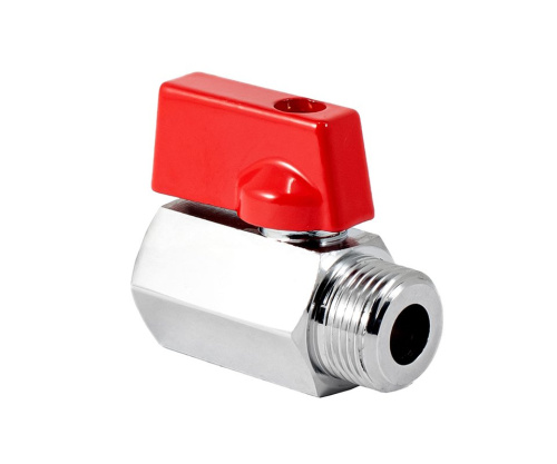 Кран шаровой PROFACTOR CHROME мини для бытовой техники в/н 3/8" фото в интернет-магазине САНТЕХСИТИ