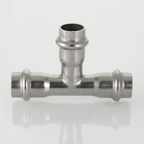 Фитинг нержавеющая сталь VALTEC Тройник переходной 54х42х54 фото в интернет-магазине САНТЕХСИТИ