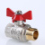 Кран шаровый VALTEC 1/2" вн.-нар. рукоятка бабочка фото в интернет-магазине САНТЕХСИТИ