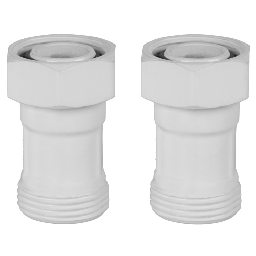 Набор нижнего подключения Royal Thermo прямой раздельный 3/4х3/4ЕК (белый) фото в интернет-магазине САНТЕХСИТИ