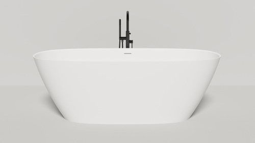 Ванна из искусственного камня Salini Sofia S-Stone 185x90см отдельностоящая, белая матовая фото в интернет-магазине САНТЕХСИТИ