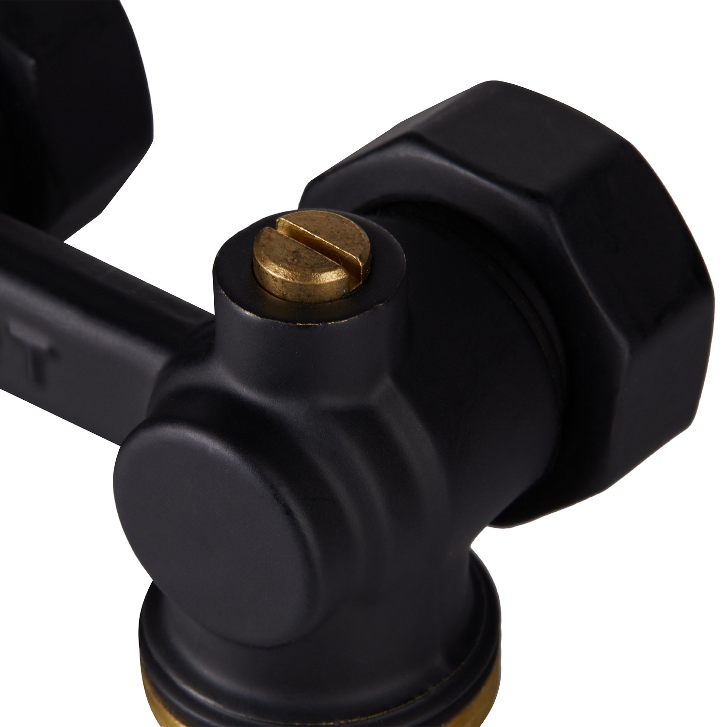 Узел нижнего подключения Royal Thermo угловой 1/2х3/4 EK (черный) фото в интернет-магазине САНТЕХСИТИ