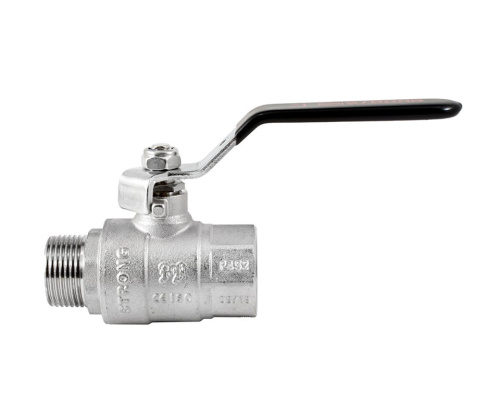 Кран шаровый PROFACTOR STRONG 3/4" вн.-нар. стальная рукоятка (6/60) фото в интернет-магазине САНТЕХСИТИ