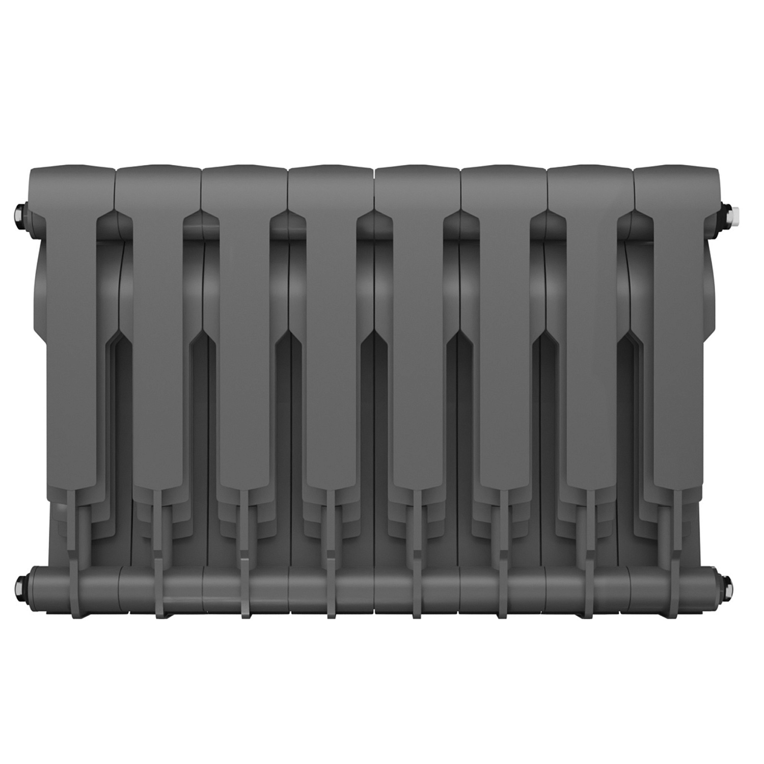 Радиатор биметаллический Royal Thermo BiLiner 350 /Silver Satin - 8 секций фото в интернет-магазине САНТЕХСИТИ