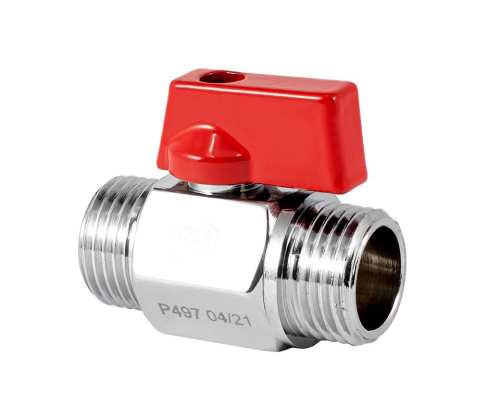 Кран шаровой PROFACTOR CHROME мини для бытовой техники н/н 1/2" фото в интернет-магазине САНТЕХСИТИ
