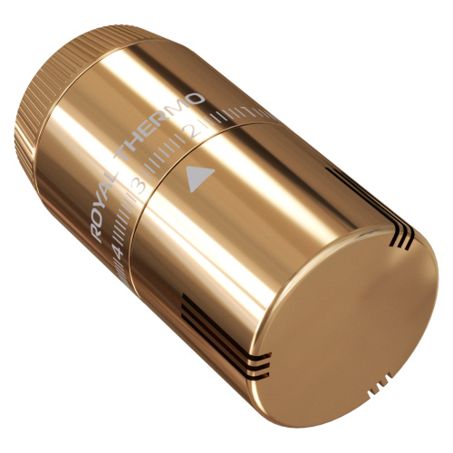 Термоголовка жидкостная Royal Thermo Design М30х1,5 (золото) фото в интернет-магазине САНТЕХСИТИ