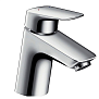 Hansgrohe Logis, Смеситель для раковины, С донным клапаном, Цвет: хром фото в интернет-магазине САНТЕХСИТИ