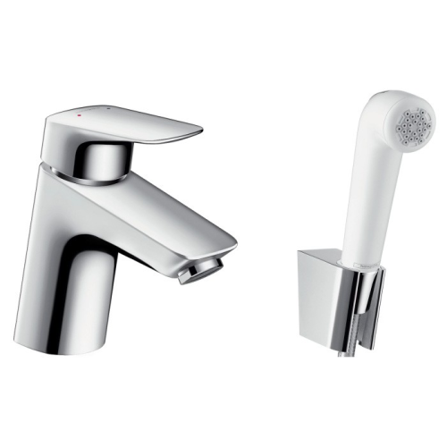 Hansgrohe Logis, Смеситель для раковины с гигиеническим душем, Цвет: хром фото в интернет-магазине САНТЕХСИТИ