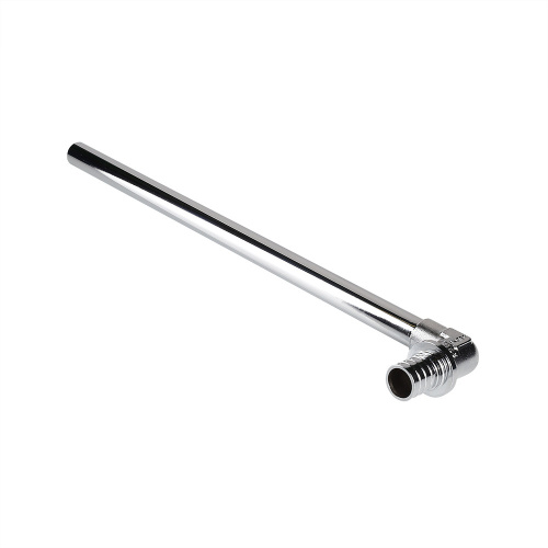 Угловой аксиальный фитинг с хромированной латунной трубкой 20х15 L 300 мм фото в интернет-магазине САНТЕХСИТИ