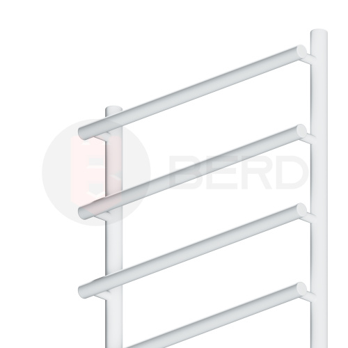 Полотенцесушитель цв. белый мат. P2 50х80 фото в интернет-магазине САНТЕХСИТИ