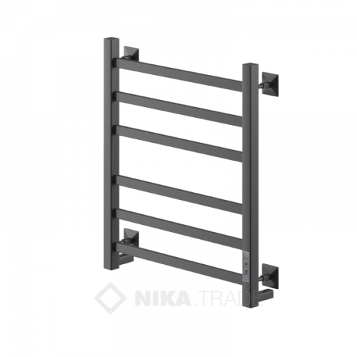 Полотенцесушитель НИКА с греющим кабелем STEP-1 60/40 U (RAL9005 mat) фото в интернет-магазине САНТЕХСИТИ