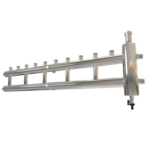 Коллектор с гидроразделителем ПРОКСИТЕРМ из нерж. стали GSK 25-5.1 60 кВт 5+1 контур фото в интернет-магазине САНТЕХСИТИ