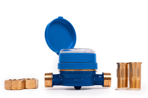 Счетчик воды GROEN для холодной воды 1/2" фото в интернет-магазине САНТЕХСИТИ