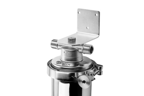 Магистральный фильтр Гейзер-Премьер SL10 из нерж. стали 1/2" фото в интернет-магазине САНТЕХСИТИ