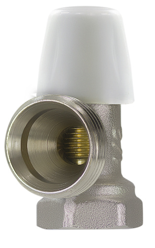 Радиаторный кран ZEISSLER 1/2" нижний угловой с упл.(6/60) фото в интернет-магазине САНТЕХСИТИ