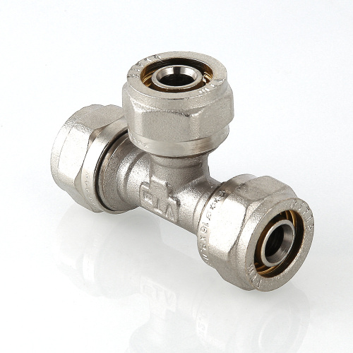 Обжимной фитинг VALTEC Тройник 20х20х20 фото в интернет-магазине САНТЕХСИТИ