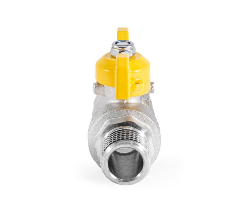 Кран шаровой Profactor для газа 1/2" вн.-нар. бабочка (12/120) фото в интернет-магазине САНТЕХСИТИ