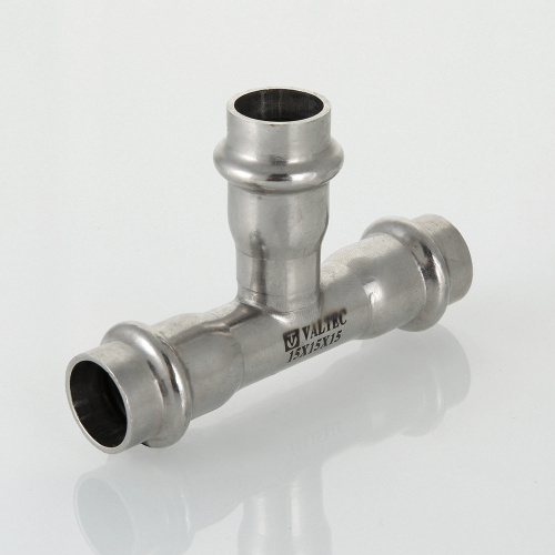 Фитинг нержавеющая сталь VALTEC Тройник переходной 54х42х54 фото в интернет-магазине САНТЕХСИТИ