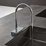 Hansgrohe Aquno Select M81 Смеситель для кухни, 1 отв., каскад, цвет: сталь фото в интернет-магазине САНТЕХСИТИ