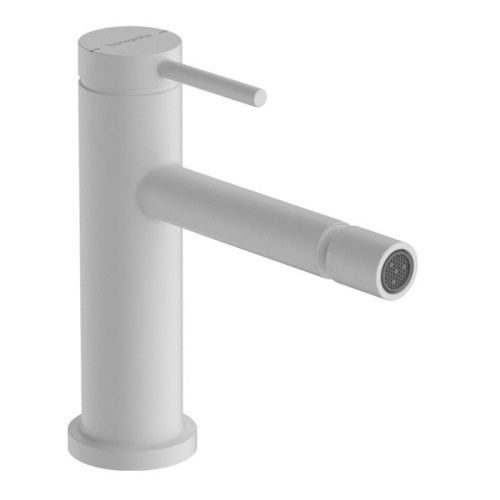 Hansgrohe Tecturis S Смеситель для биде, 1 отв., с донным клапаном, цвет: белый матовый фото в интернет-магазине САНТЕХСИТИ