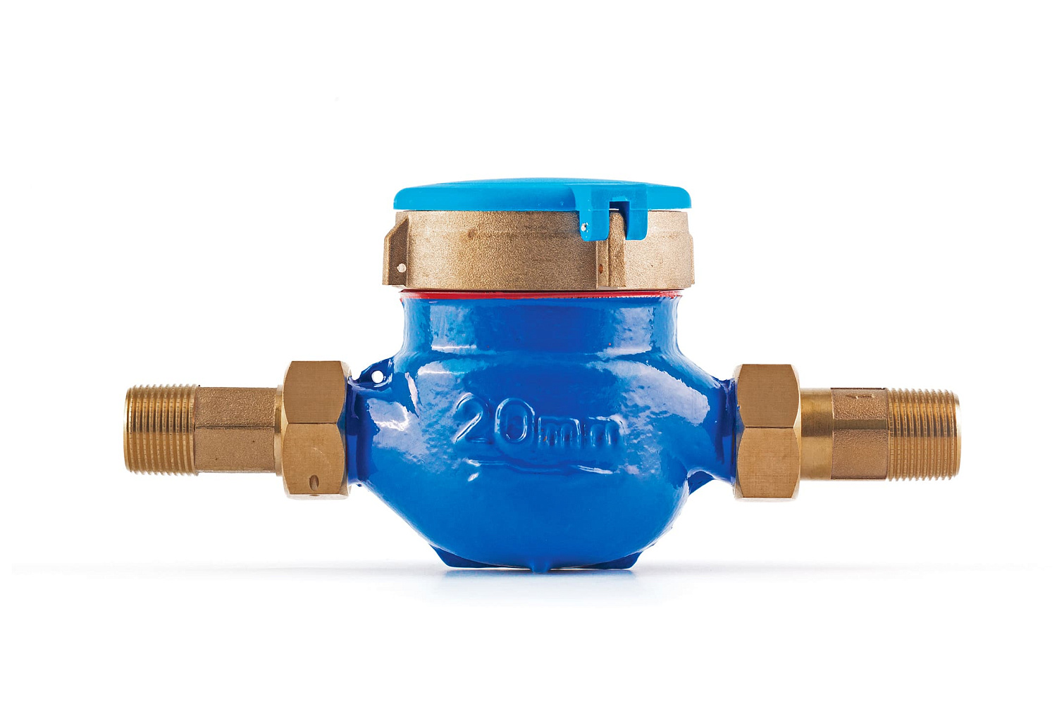 Счетчик GROEN для холодной воды мокроход WRC (iron) 3/4" (130 мм) фото в интернет-магазине САНТЕХСИТИ