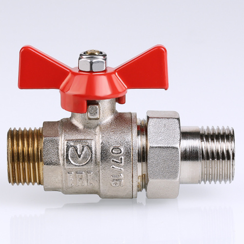 Кран с полусгоном VALTEC прямой 1/2" нар.-нар. фото в интернет-магазине САНТЕХСИТИ