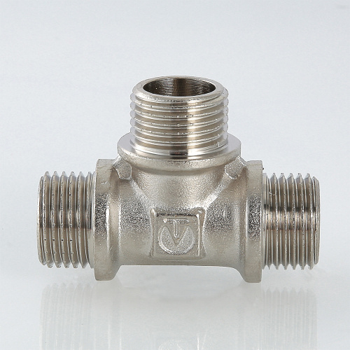 Резьбовой фитинг VALTEC Тройник 1/2" нар.-нар.-нар. фото в интернет-магазине САНТЕХСИТИ
