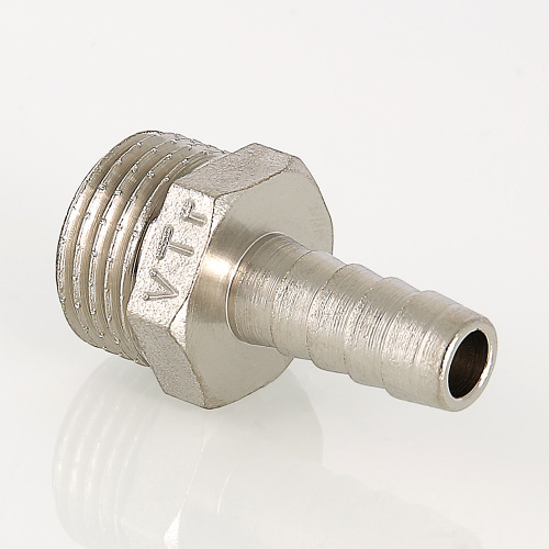 Резьбовой фитинг VALTEC Штуцер для шланга 1/2" нар. х12мм. фото в интернет-магазине САНТЕХСИТИ
